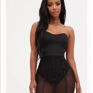 Mid maxi black dress size 8